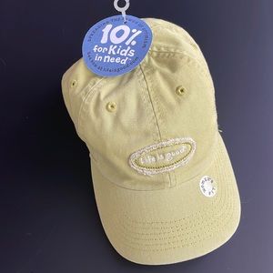 NWT Women’s lime green baseball cap from LIfe is Good- one size